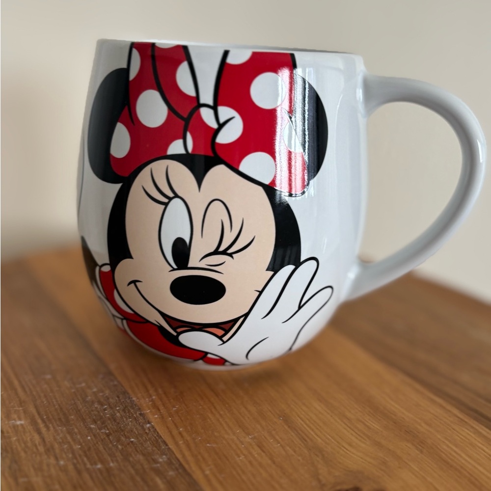 Brand new Disney Minnie Mouse Polka Dot Mug - Red and White